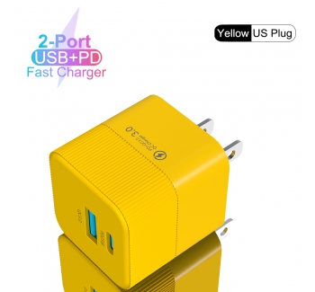 25W Macaron color charger set