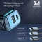 LSRISING 5.5W Car Quick Charger for iPhone 15 14 Xiaomi for Samsung QC3.0/FCP/SCP/AFC Type C Cigarette Lighter Bluetooth FM Transmitter